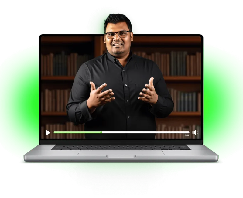 Hafiz Rahman teaching a PTE class