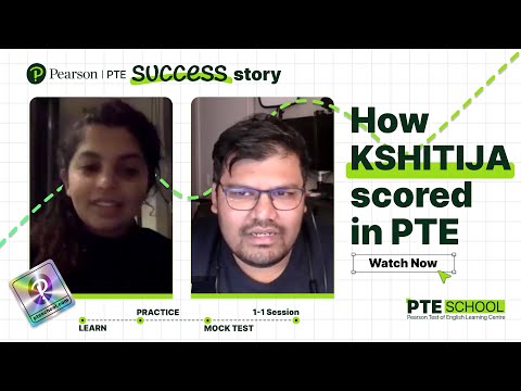 Kshitija PTE 90 testimonial